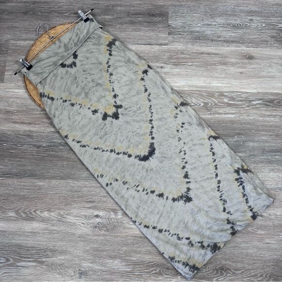 Raquel Allegra hand made tiedye maxi skirt art to wear lagenlook women’s‎ size 2 - Picture 1 of 7